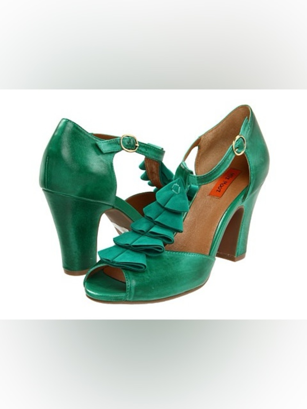 Miz Mooz green Sailor Heels - Picture 10 of 10
